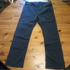 Prana slim fit charcoal pants 34/30